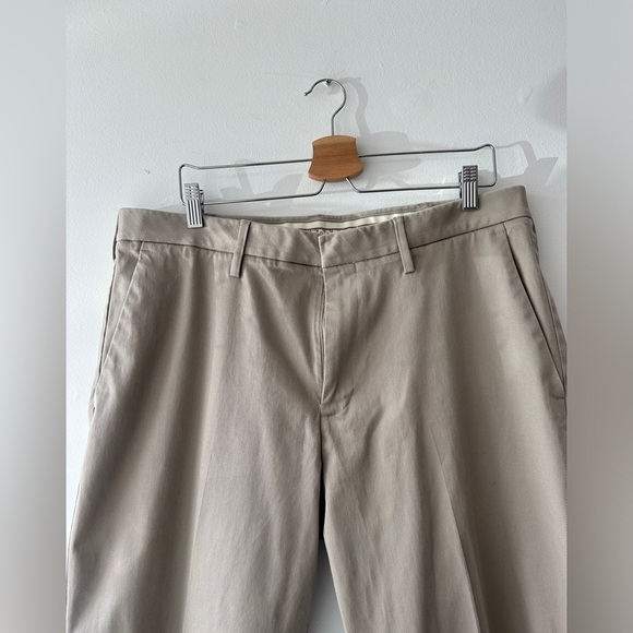 Haggar Khaki Pants - Tan - Flat Front - Pockets - Size:36x30 - Picture 3 of 11